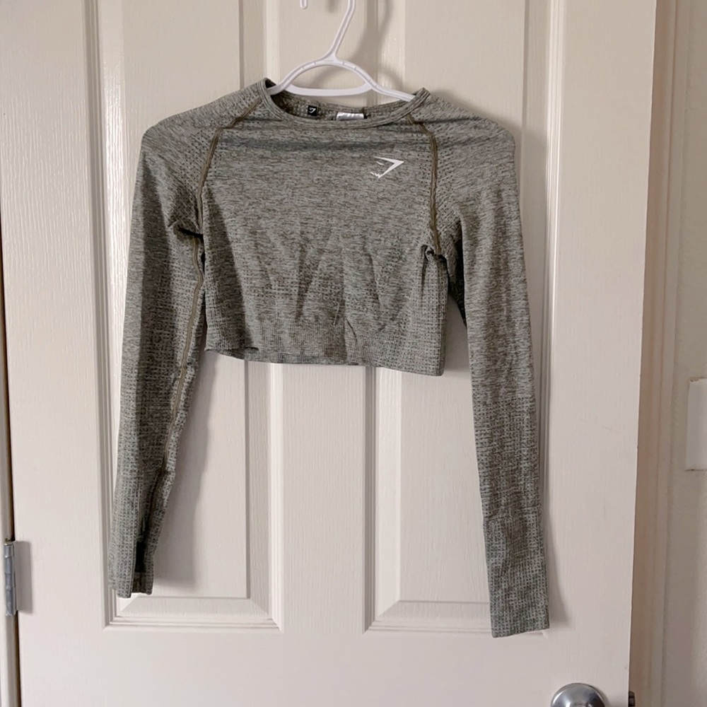 Gymshark long sleeve crop top